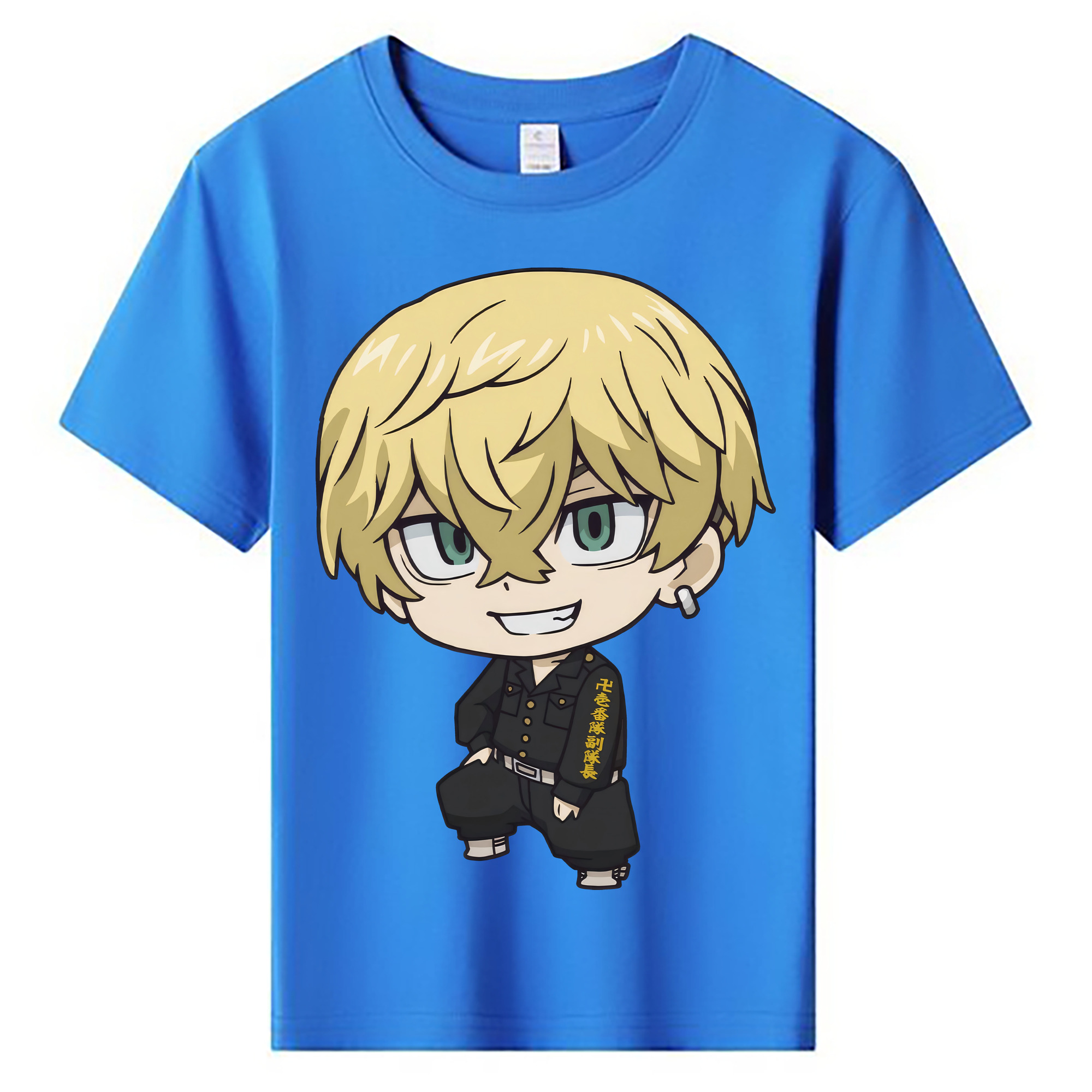 （画像用） 東京リベンジャーズ Tokyo Revengers 綿100％キッズTシャツ（フロントプリント）